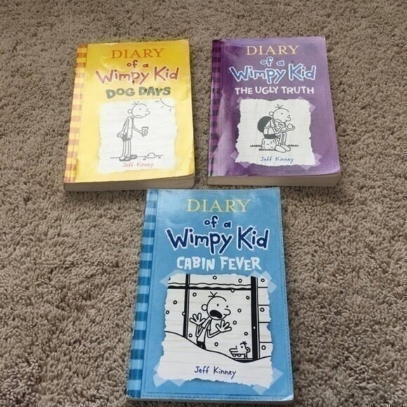 Diary of a Wimpy Kid paperback books 4-6 - Picture 1 of 13
